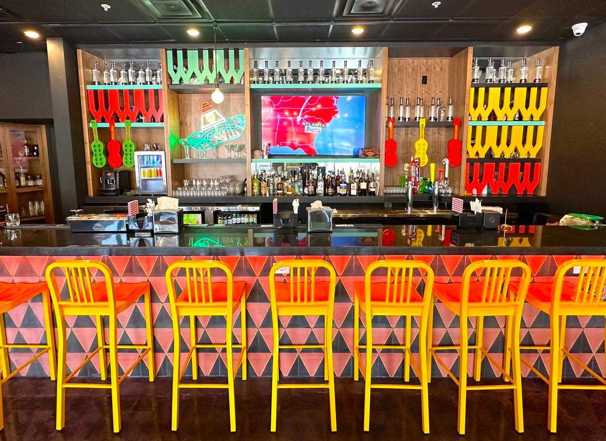 The bar at Whiskylucan, the new restaurant and bar from Mexico that’s opening in Little Havana.
