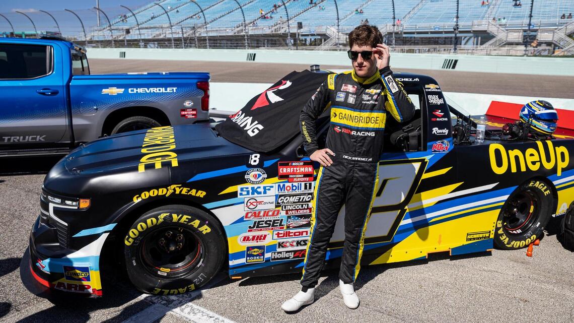 Racing at hometown track, Miami’s Nick Sanchez just misses Truck Series Championship 4 berth