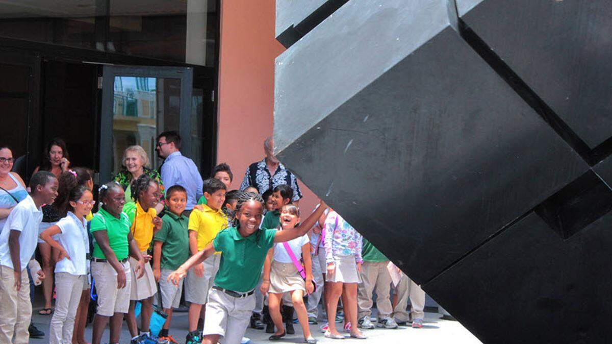 Kids play at the Boca Raton Museum of Art.