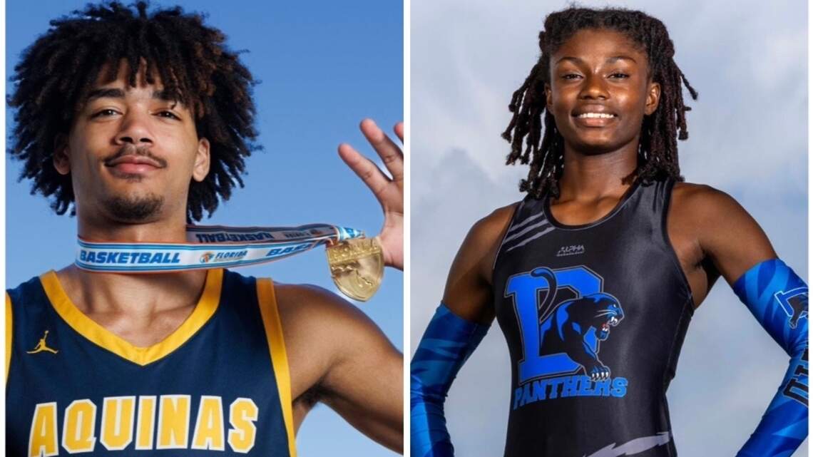 Aquinas’ Wimbley Jr. and Dillard’s Reid are Broward 7A-4A Overall Athletes of the Year