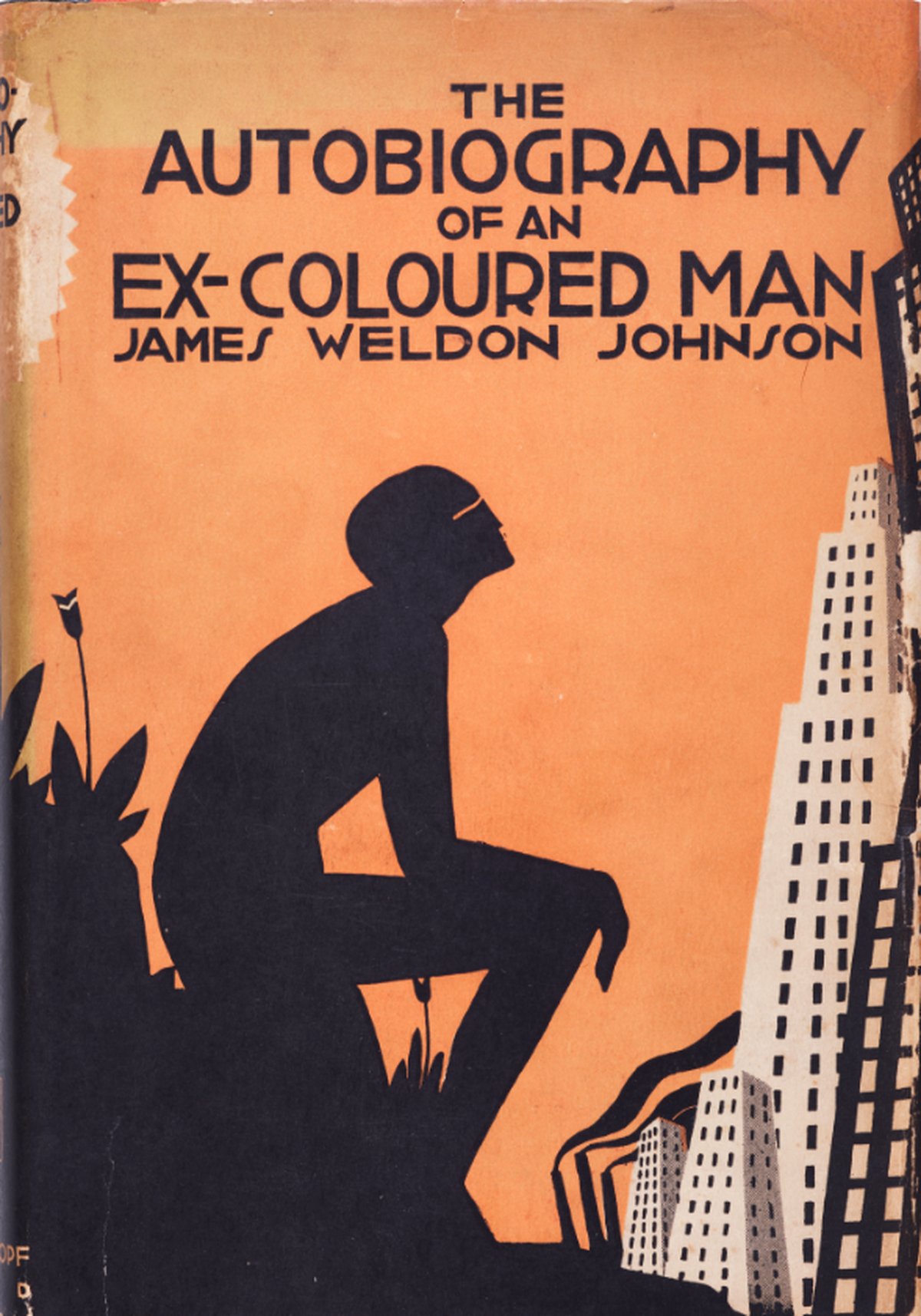 African-American author, lawyer and songwriter James Weldon Johnson originally “The Autobiography of an Ex-Coloured Man” anonymously but republished it during the Harlem Renaissance under his own name. The cover artwork was done by artist Aaron Douglas.