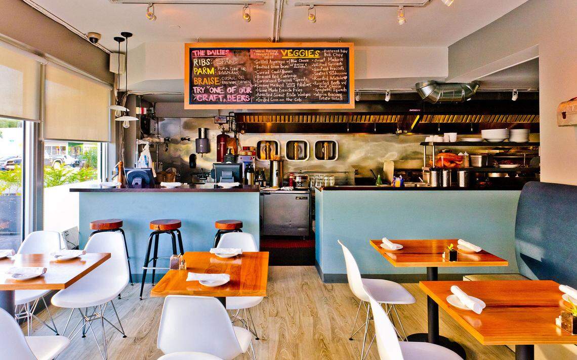 The original Blue Collar restaurant in Miami.