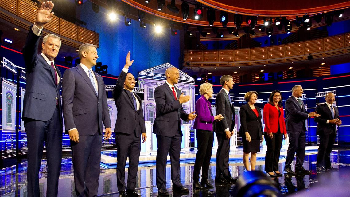 Absent Biden, Beto takes the heat during the curtain raiser for the Democratic primary