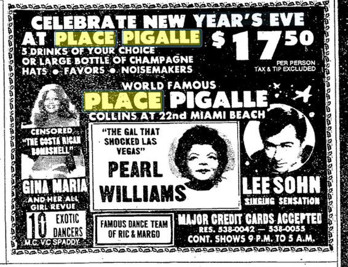 An add in the Miami Herald in 1979.
