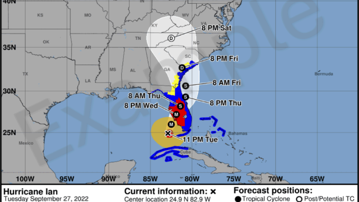 Starting in August 2024, NHC’s cone of uncertainty will show inland watches and warning, as well as the extent of tropical storm and hurricane-force winds.