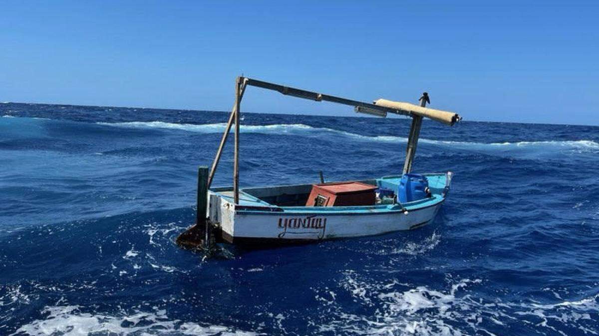This migrant vessel was interdicted off Key West’s coast on June 3, 2021.