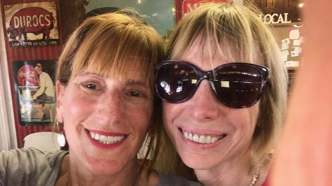 Linda March, left, and her best friend Rochelle Laufer, who grew up together in Brooklyn.