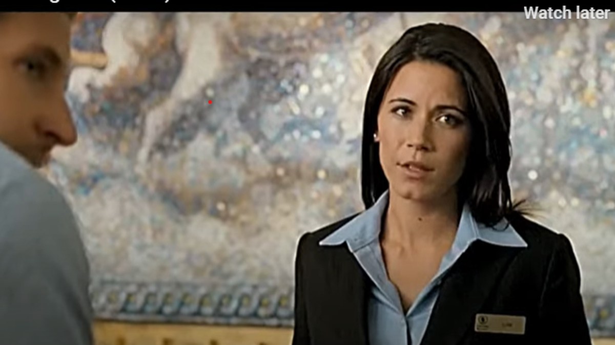 Nathalie Fay in her scene from “The Hangover.”