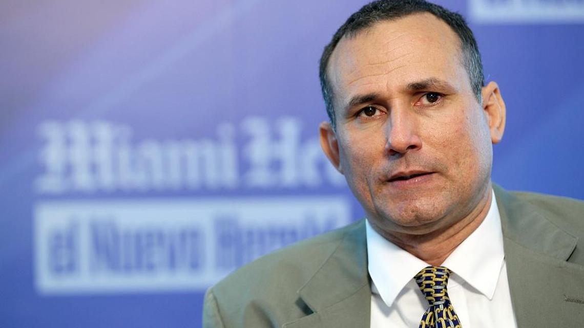 José Daniel Ferrer during an interview with el Nuevo Herald in 2016.