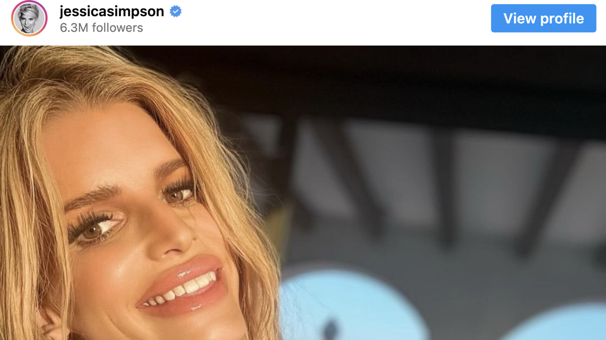 Jessica Simpson speaks out after a fan accused her of drinking in an Instagram comment.