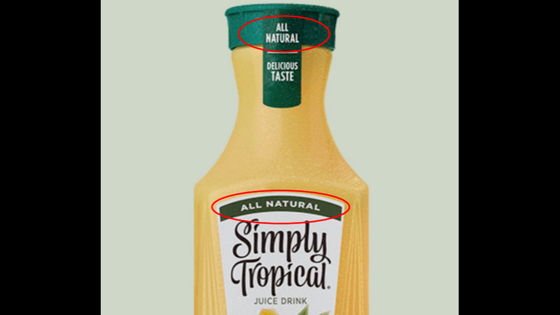 A man’s class-action lawsuit against Coca-Cola and Simply Orange says the companies’ tropical juice drink contains toxic chemicals.