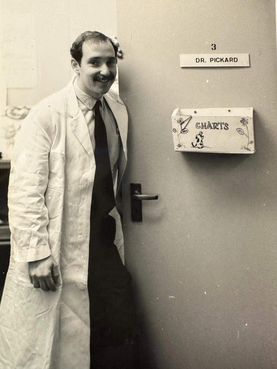 Dr. Robert E. Pickard worked at his South Miami office for 50 years.
