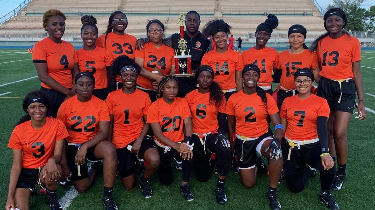 The Booker T. Washington flag football team took home its first GMAC title.