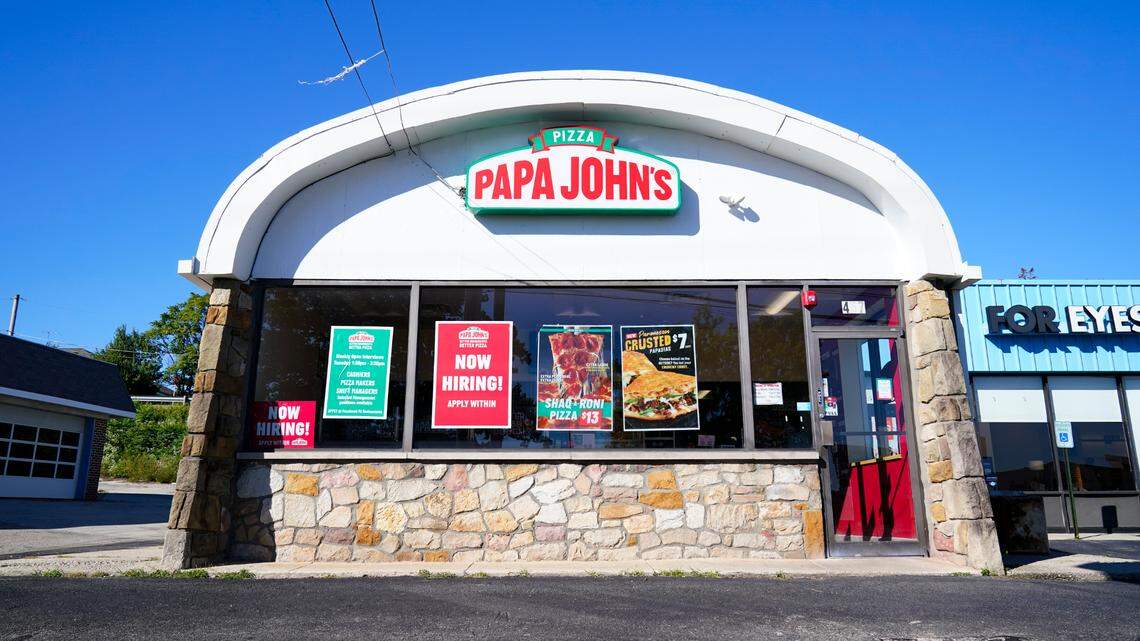 This file photo shows a Papa John’s Pizza restaurant in Plymouth Meeting. It is not the location mentioned in the story.