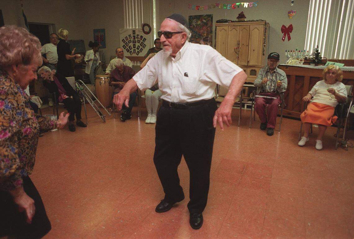 The Miami Beach Senior Center on Espanola Way holds a “Community Drum Circle.”