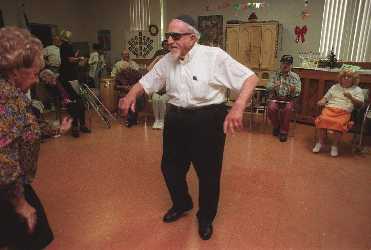 The Miami Beach Senior Center on Espanola Way holds a “Community Drum Circle.”