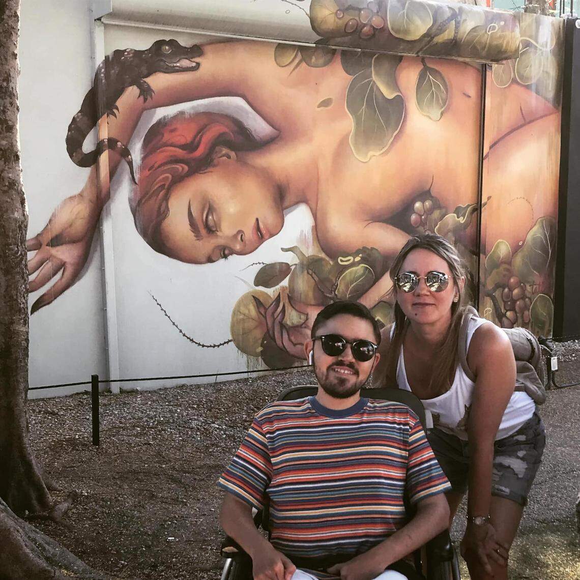 Annie Ortiz, and her son, Luis Bermudez Ortiz. They are among the missing following the collapse of the Surfside condominium.