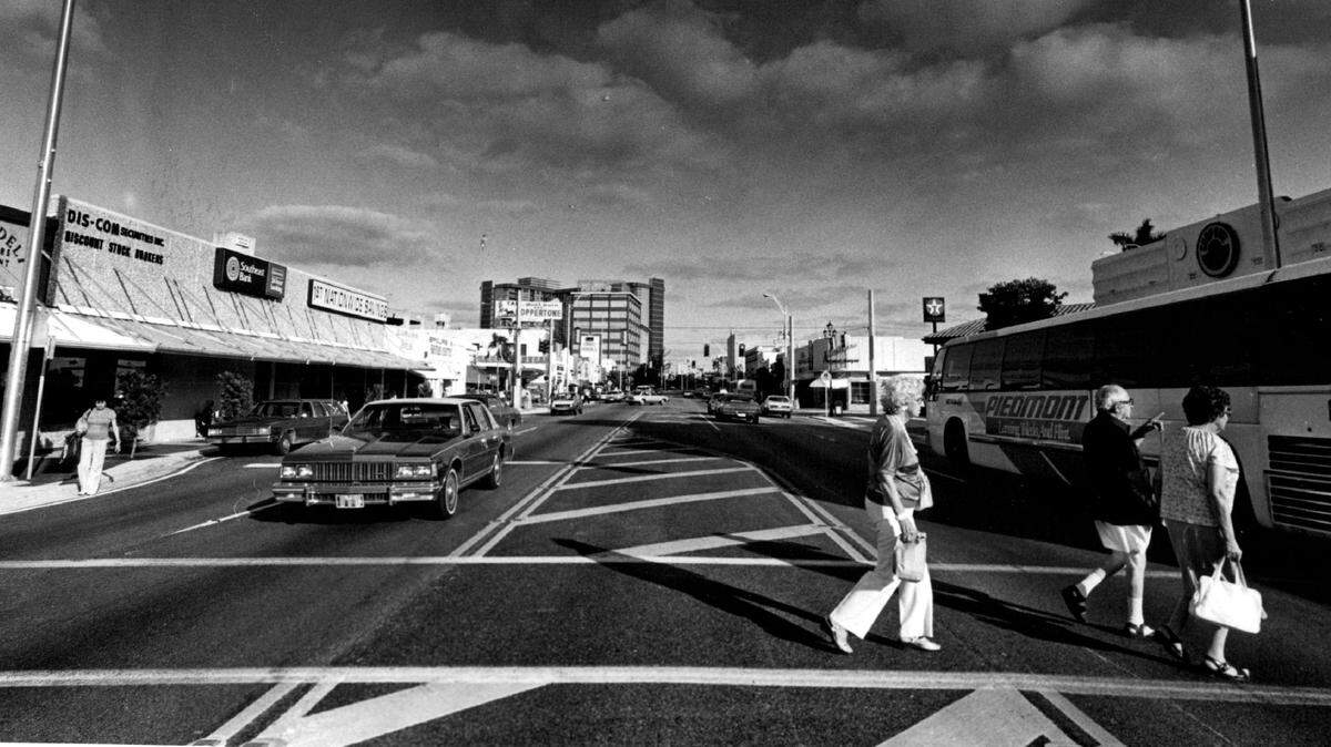Arthur Godfrey Road in 1983.