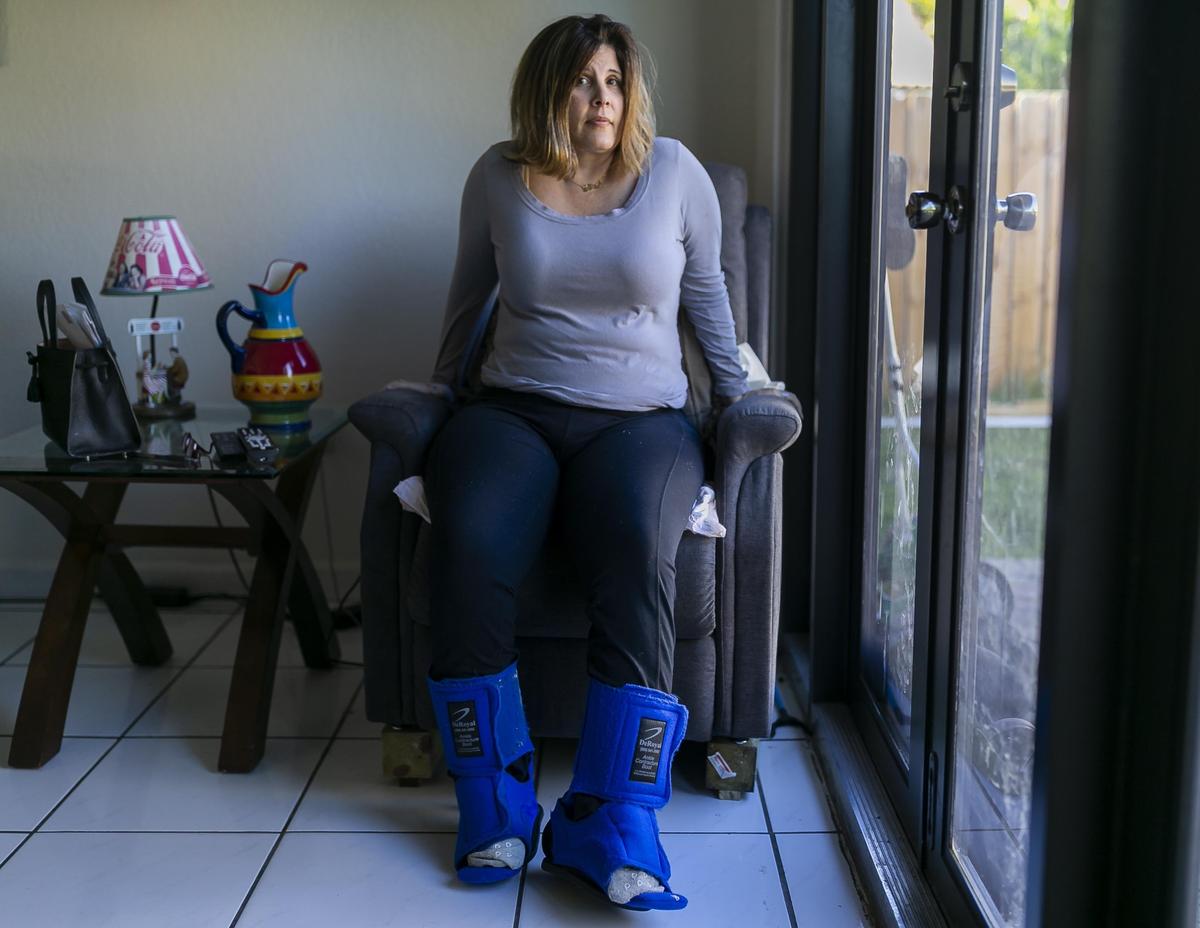 Last year Wish Book donors gave Elizabeth Minguez, who has multiple sclerosis, a motorized scooter to help her move around.