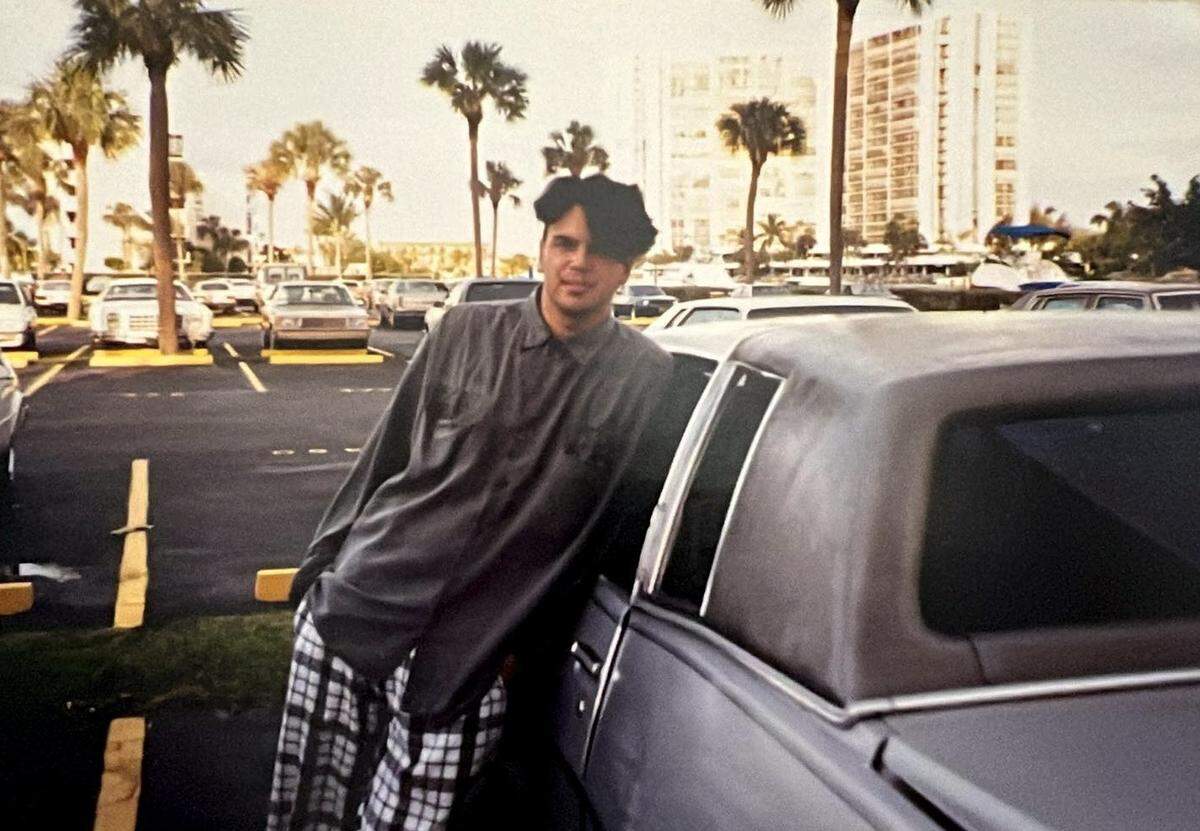 Paul Tei at 17 after a visit to The Mall at 163rd Street. Tei said he would pick his then girlfriend up after her classes at North Miami Beach High School and the pair would “linger at the mall” until it was time for him to drop her off at her apartment off of 163rd Street and Collins Avenue. That’s where this photo was taken in December 1986.