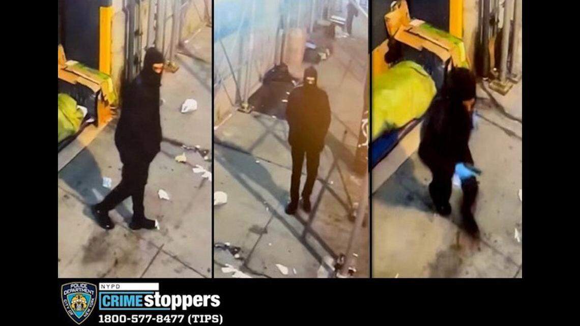 Police in NYC and Washington DC say they’re investigating the “related” shootings of five homeless men in both cities and are searching for the suspect.