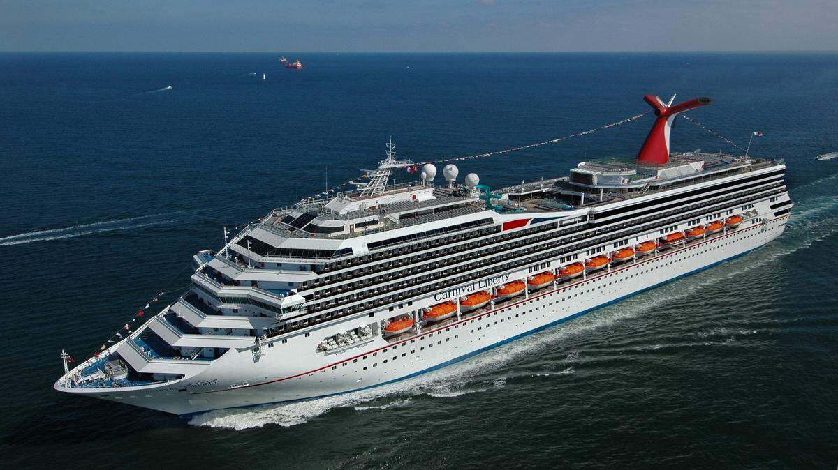 The Carnival Liberty arrives in Fort Lauderdale, Fla., in 2005.