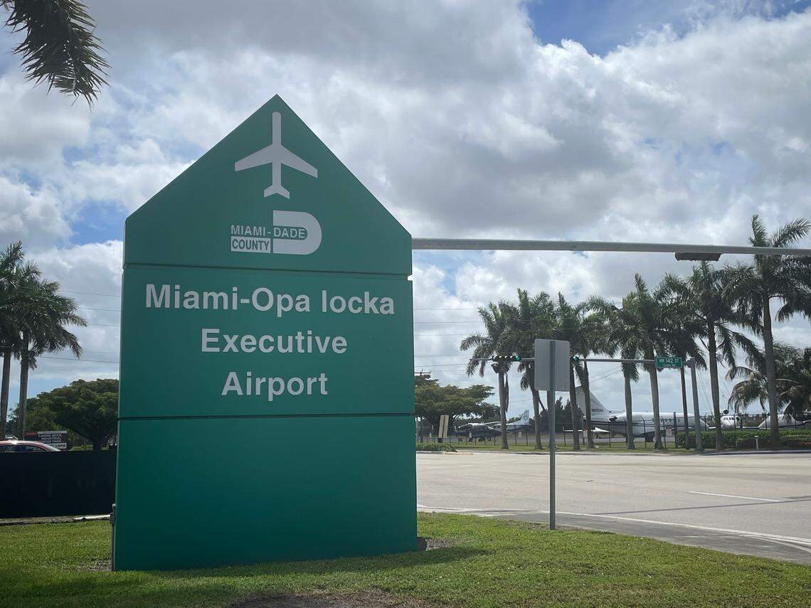 Miami-Opa locka Executive Airport is at 14201 NW 42nd Ave. in Opa locka, Florida.