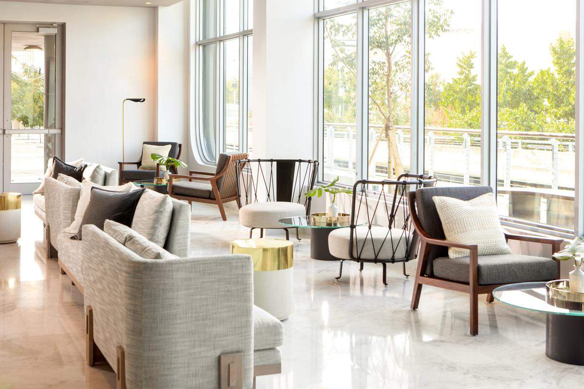 The lobby.