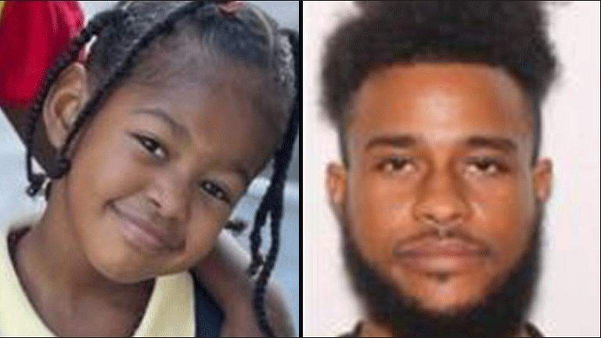 Ishtar Nicaisse, 4, and 31-year-old father Frantz Nicaisse