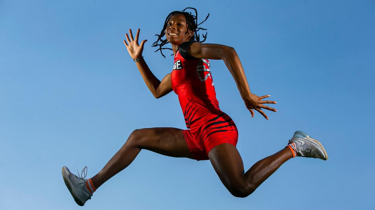 The Miami Herald Girls’ Track & Field Athlete of the Year for Miami Dade County is Alyssa Jones from Miami Southridge Senior High School.