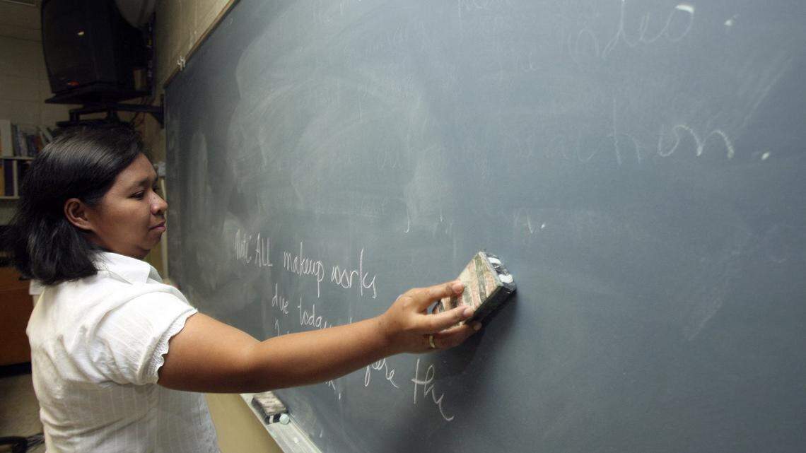 Florida Gov. DeSantis has criticized teachers with advanced education degrees.