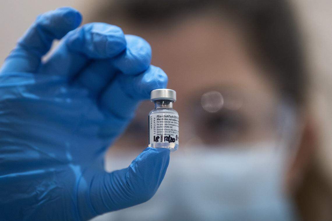 The two COVID-19 vaccines authorized for emergency-use in the United States during the pandemic — Pfizer-BioNTech and Moderna — were cleared before the variants were identified.
