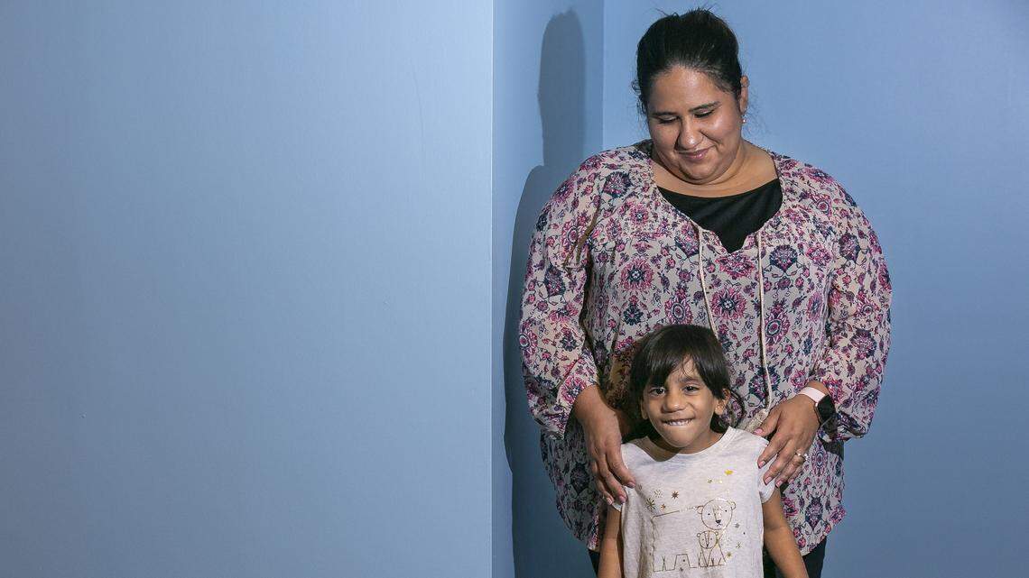 Nicole Rivera, 34, brings her daughter Isabella, 5, to her cardiologist’s office at Northwest Medical Center in Margate on Tuesday, Dec. 4, 2018. Isabella was diagnosed with Turner Syndrome, a chromosomal abnormality, when she was 7 months old and has to take daily injections of growth hormone.