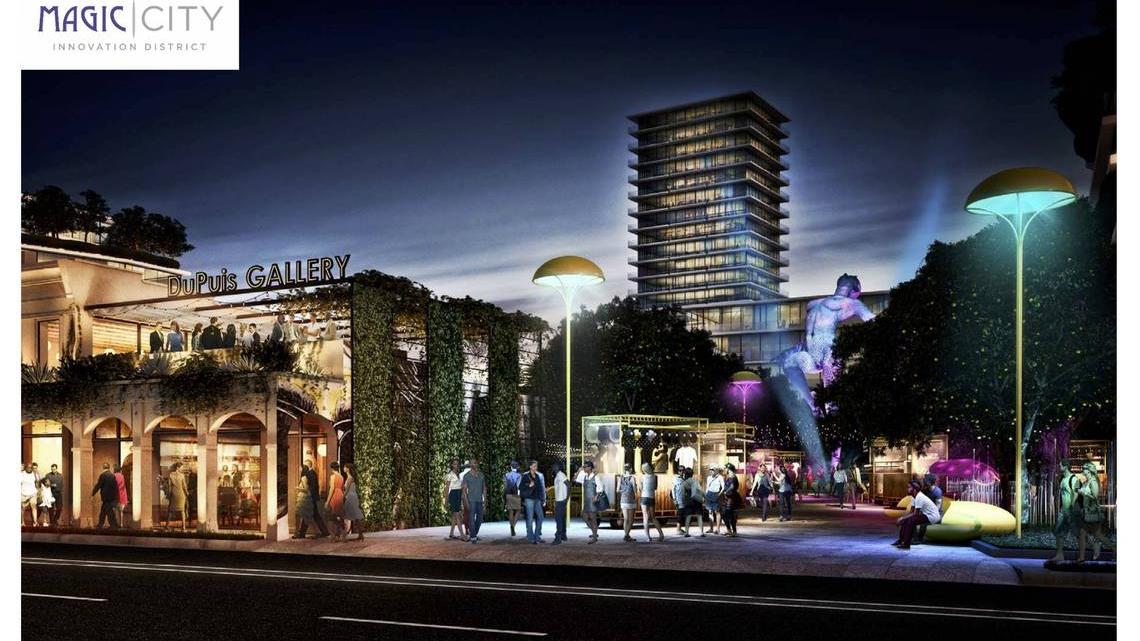 The ambitious Magic City Innovation District project in Little Haiti will go before the Miami City Commission on Thursday.
