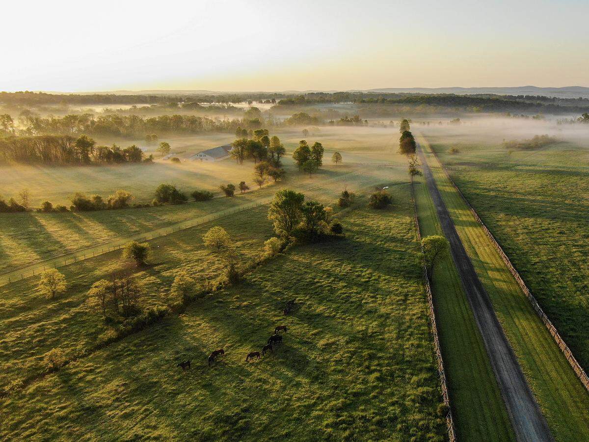 The ranch near the nation’s capital spans more than 1,000 acres.