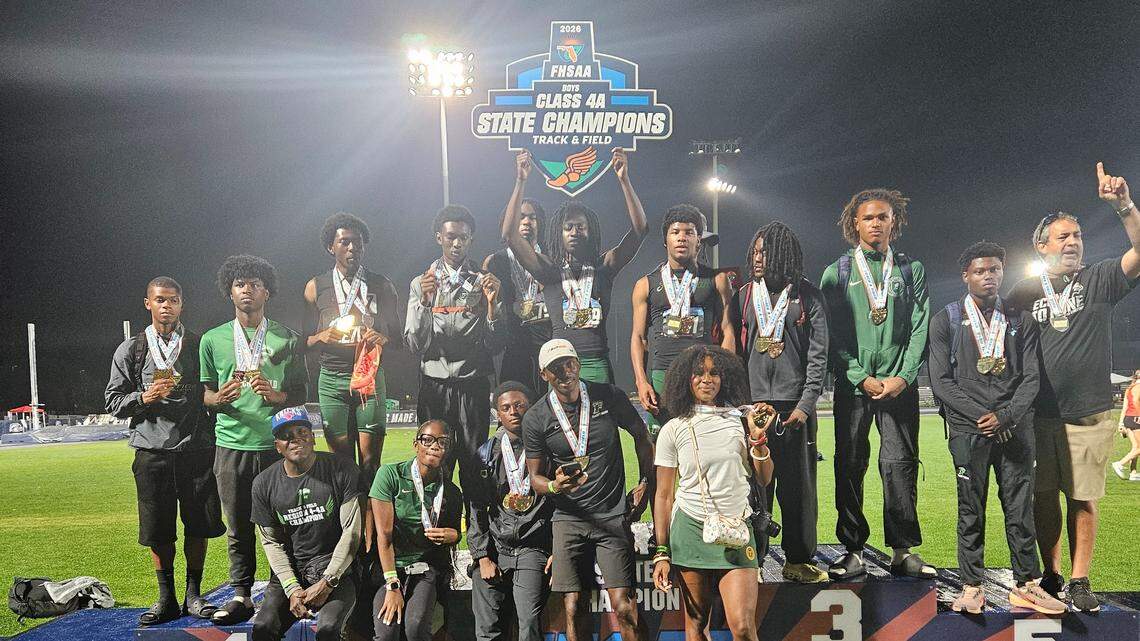 Flanagan boys deliver dominant performance to secure first state track title