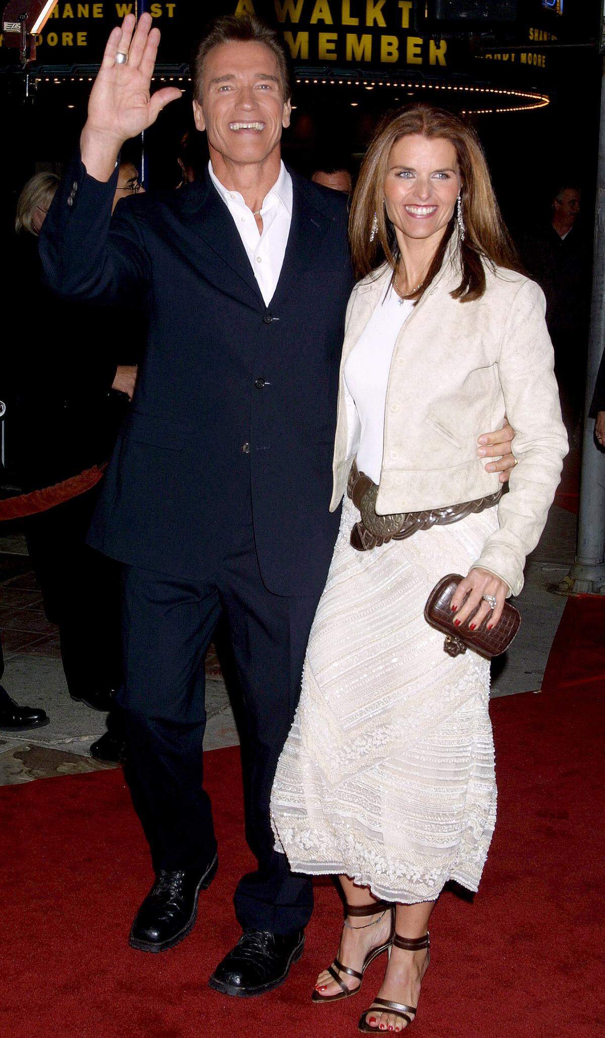 maria shriver with ex-husband arnold schwarzenegger