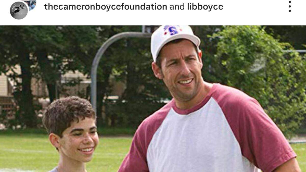 cameron boyce and adam sandler