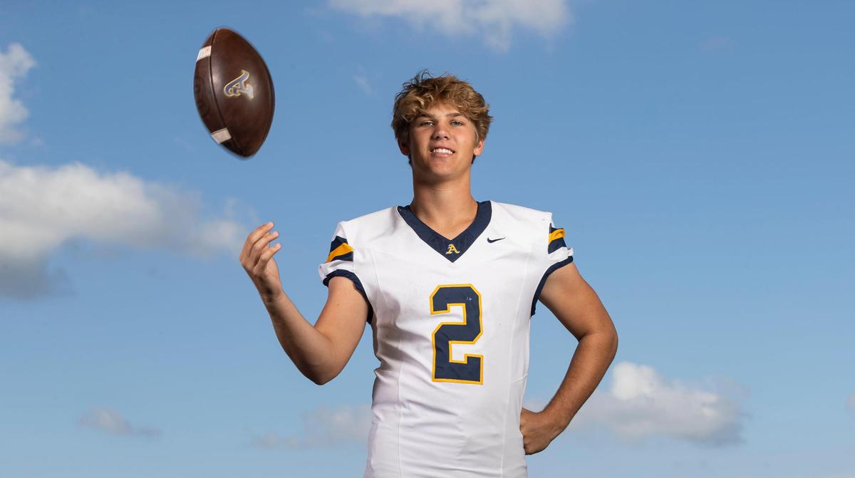 St. Thomas Aquinas quarterback Andrew Indorf is the Miami Herald’s Broward Class 7A-5A Offensive Player of the Year.