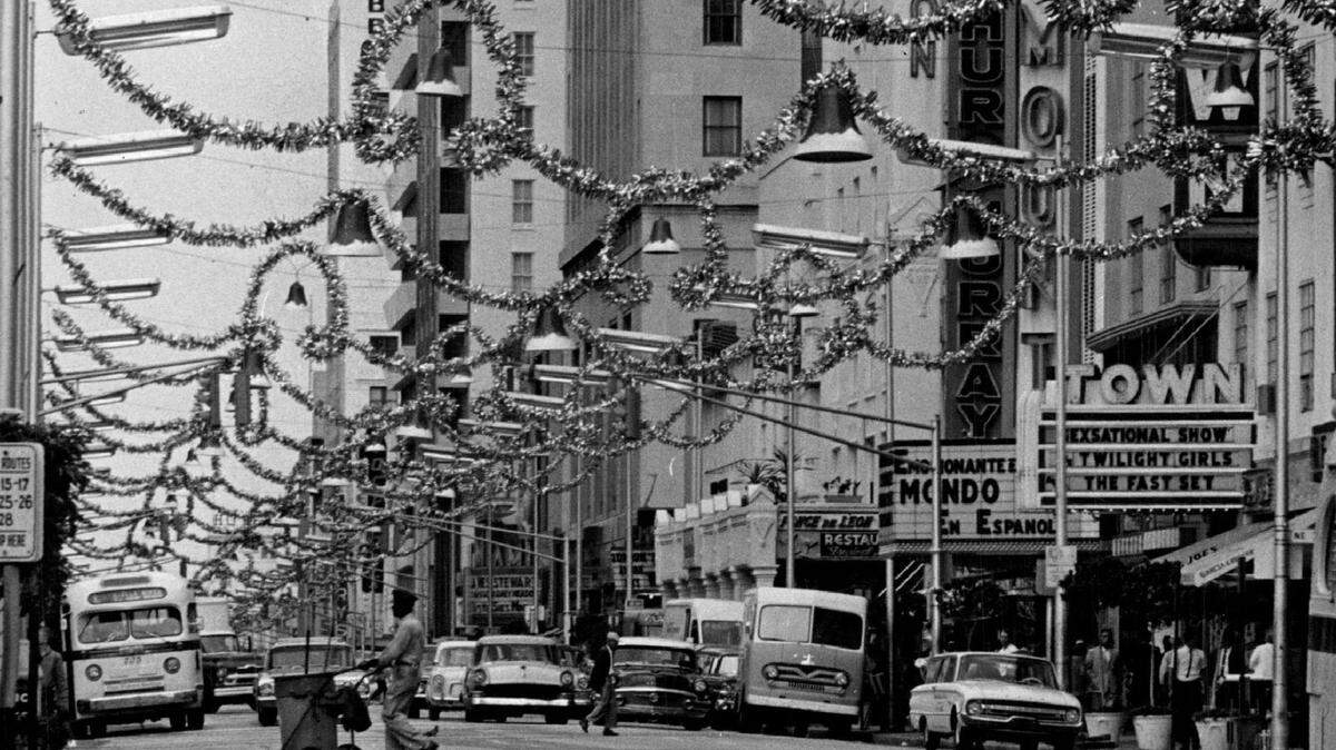 Christmas in downtown Miami in 1963.