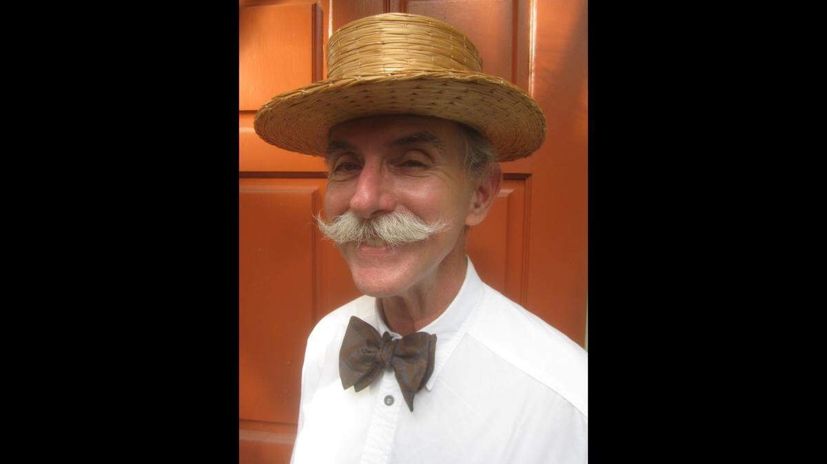 Murry Sill, in a photo taken by his pal Glenn Terry in Coconut Grove. “He’s the only guy who sported a handlebar mustache his whole adult life. He was proud of that, too.”