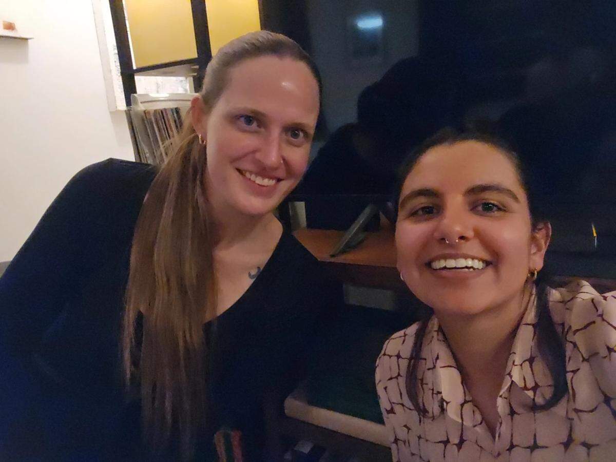 Alex Brener, left, and Alejandra Hierro became best friends after meeting at a birthday party in Miami. 