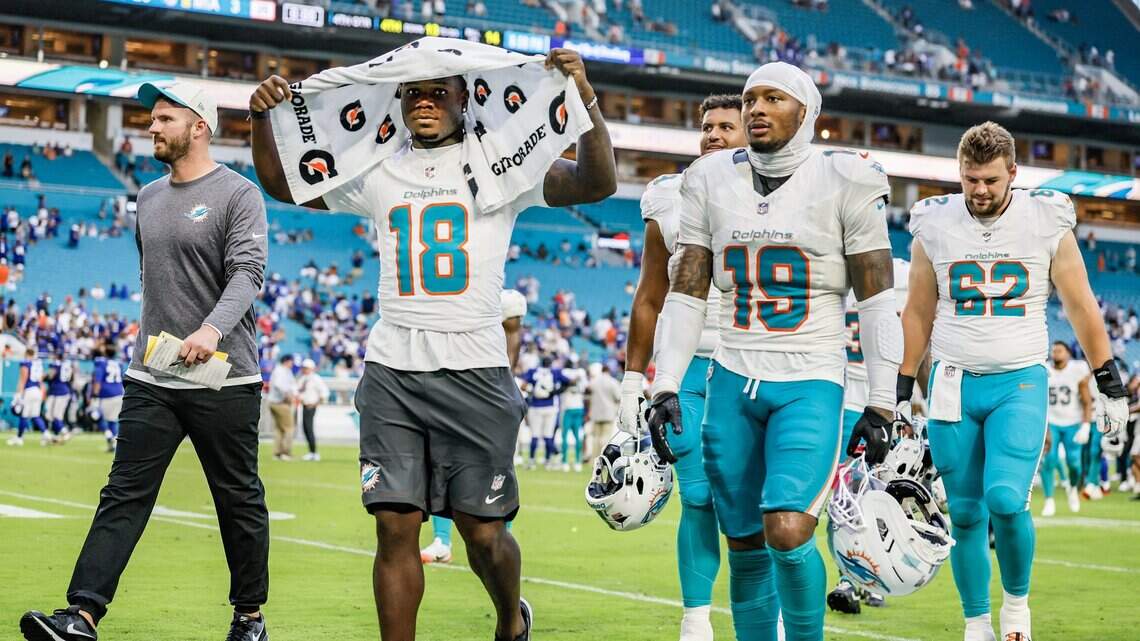 Dolphins WR Chris Bell (knee) just cleared this major hurdle in his recovery