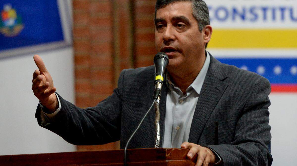 This file photo shows retired Gen Miguel Rodríguez Torres, who is under consideration to be defense minister of Venezuela.