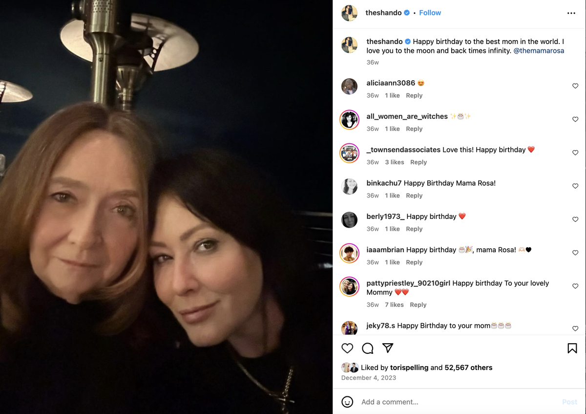 ‘90210’ star Shannen Doherty’s mom shares podcast episode 1 month after her death