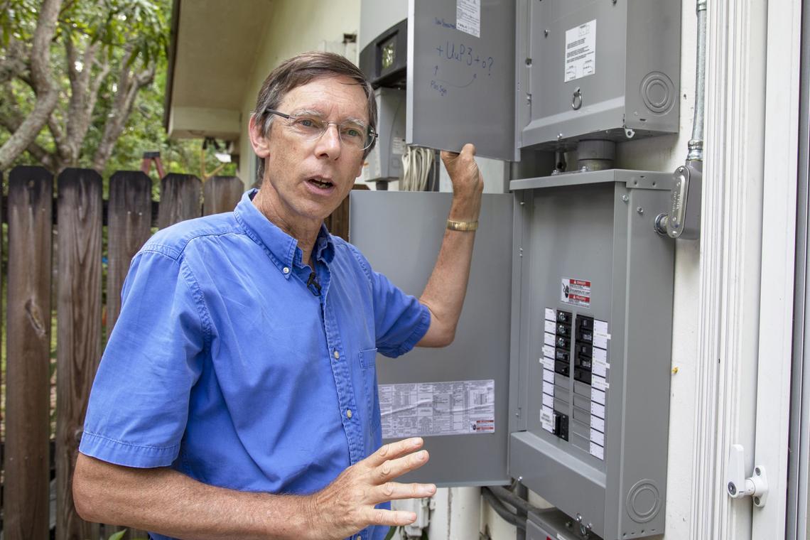 South Miami Mayor Philip Stoddard disconnected from the FPL grid for seven days to test his solar- and battery-powered home’s readiness for power outages during hurricane season.