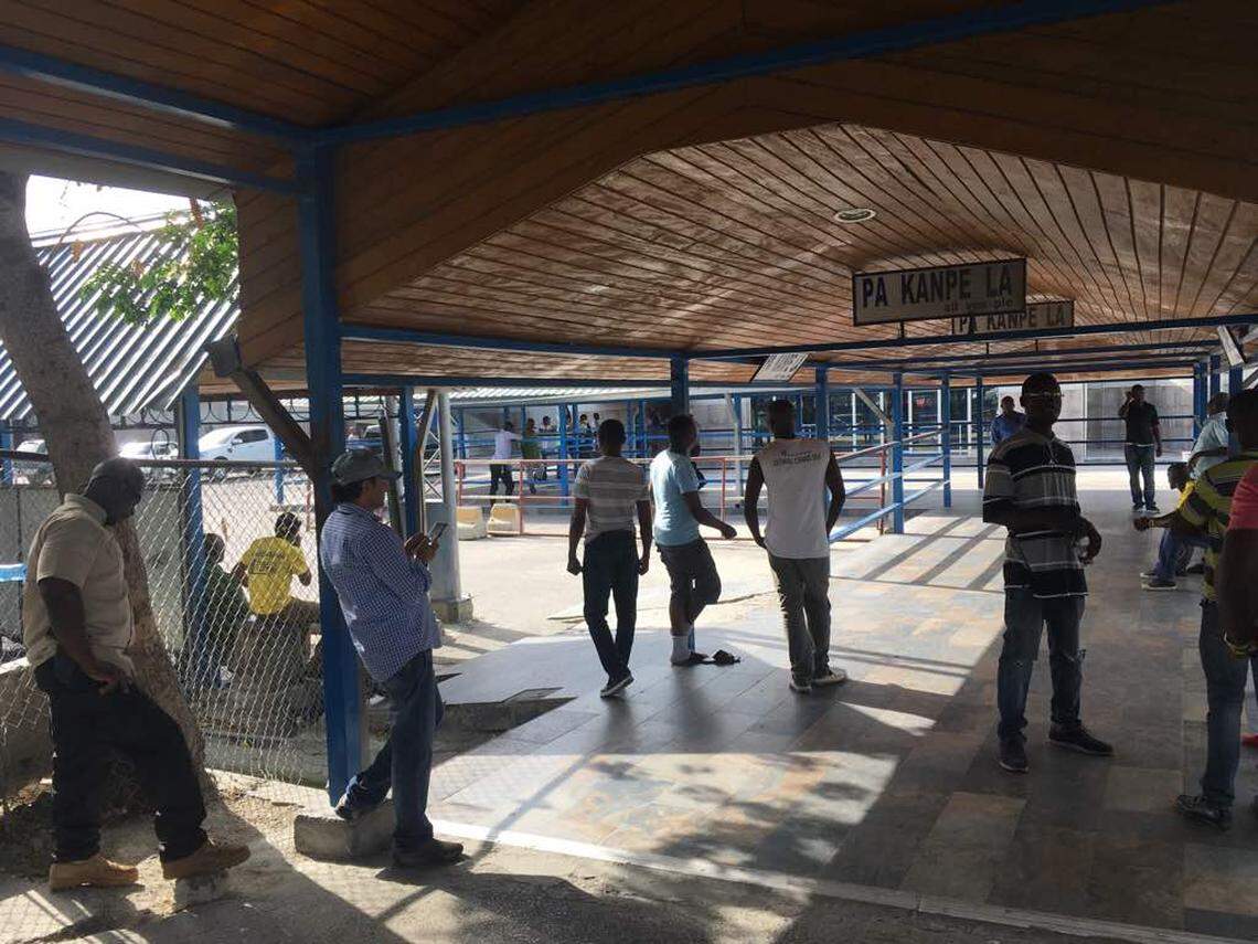 The waiting area Sunday at the Toussaint Louverture International Airport in Port-au-Prince after Delta and American Airlines resumed some flights on Sunday after days of civil unrest.