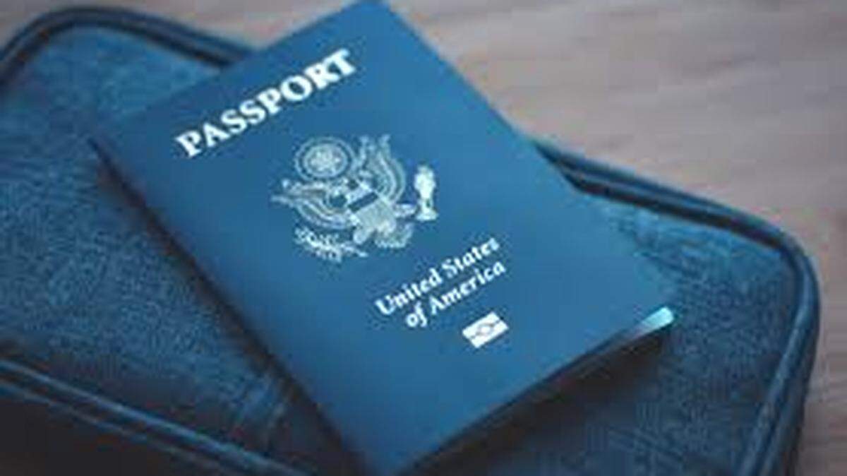Un pasaporte de los Estados Unidos.