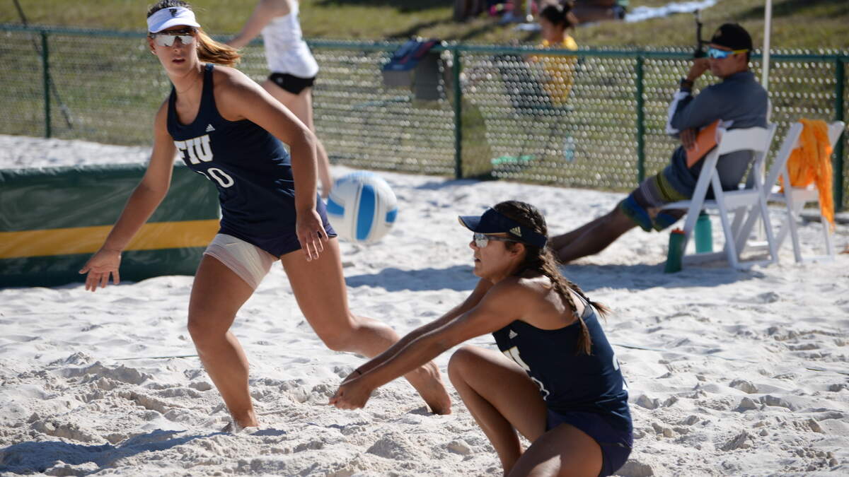 FIU’s Margherita Bianchin, left, and Federica Frasca.