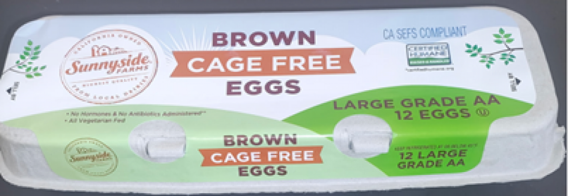 Sunnyside Cage Free Brown Eggs